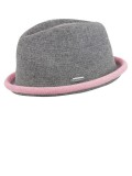 Hat Boston grey - pink - chemo hat/ alopecia hat