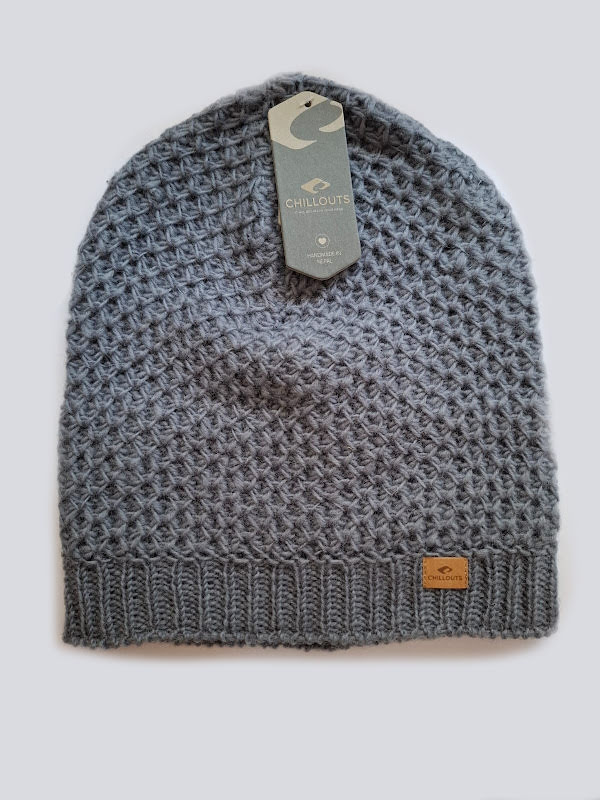 Hippe Chemo mutsjes winter Beanie Nel Blue -  chemo muts winter