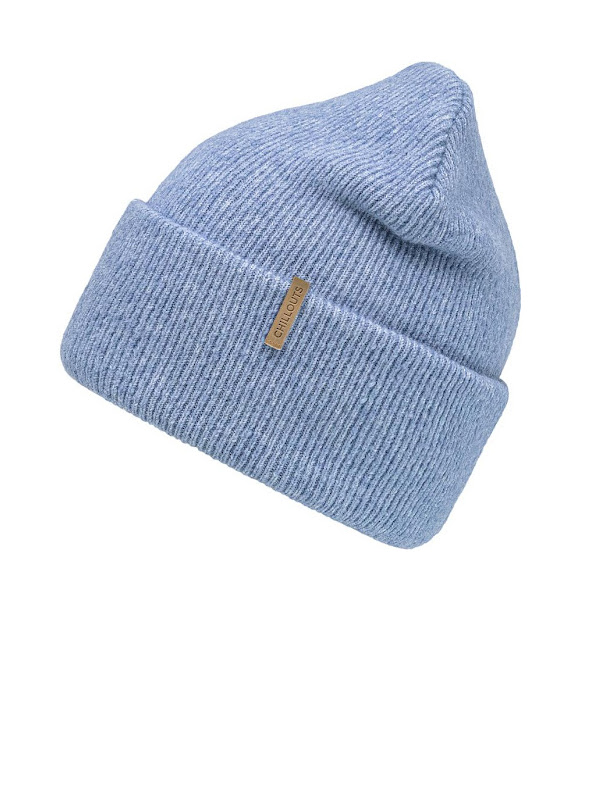 Hippe chemo mutsjes - Beanie  Milea Blauw - chemo muts winter