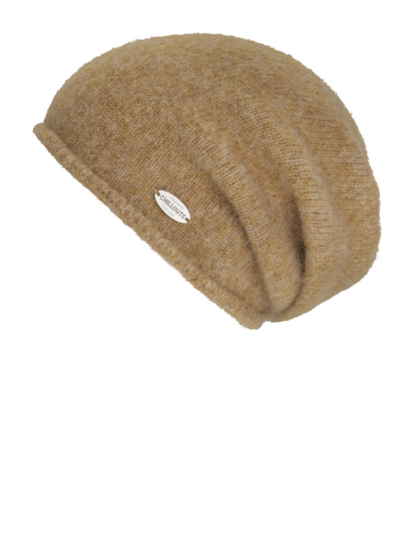Beanie Lino Beige - chemo hat