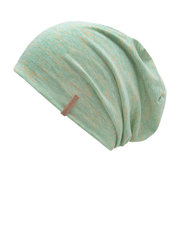 Beanie Memphis Turquoise-Orange - chemo hat / alopecia headwear