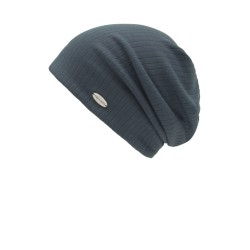 Beanie Kamza Navy - chemo mutsje / alopecia hoofdbedekking Hippe chemo mutsjes winkel Mooihoofd - Beanie Kamza Navy