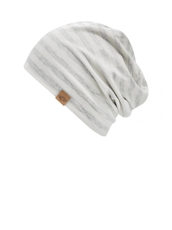 Cambridge grey Stripes - chemo hat / alopecia headwear