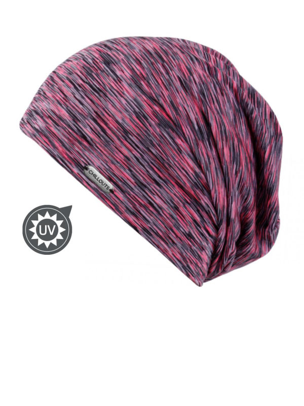 Beanie Helsinki black and pink SPF 50+ - chemo hat / alopecia headwear Beanie Helsinki black and pink SPF 50+ - chemo hat / alopecia headwear