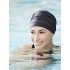 Swim cap Wave black by My Headwear specialist in chemo hats