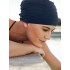 Swim cap navy by My Headwear specialist in chemo hats
