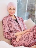 Sleep Cap Pink - chemo hat / alopecia hat
