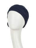 Turban Zuri Navy - chemo headwear / alopecia hat