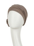 Turban Zuri Brown - chemo headwear / alopecia hat