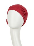 Turban Zuri Red - chemo headwear / alopecia hat