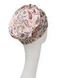Turban Sapphire Oriental Rose Paisley - cancer hat / alopecia headwear