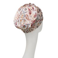 Turban Sapphire Oriental Rose Paisley - cancer hat / alopecia headwear