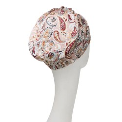Turban Sapphire Oriental Rose Paisley - cancer hat / alopecia headwear