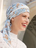 Headscarf Beatrice - Ikat Blues - chemo headwear / alopecia headscarf Headscarf Beatrice - Ikat Blues - chemo headwear / alopecia headscarf