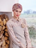 Turban HocJoyo Moroccan Paisley - cancer hat / alopecia headwear