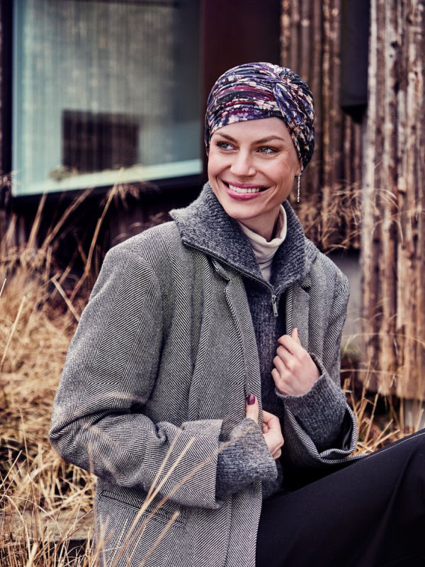 Turban HocJoyo Tie Dye Dusk - cancer hat / alopecia headwear