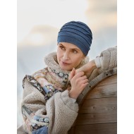 Hippe chemo mutsjes winkel - Top Yoga Dark Blue Denim