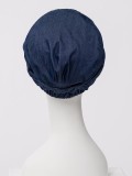 Top Yoga Dark Blue Denim - cancer hat / alopecia headwear