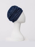 Turban HocLotus Dark Blue Denim - chemo hat / alopecia hat