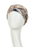 Turban Shakti Linen Caramel Dreams - cancer hat / alopecia headwear Turban Shakti Linen Caramel Dreams - cancer hat / alopecia headwear