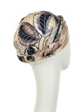Turban Shakti Linen Caramel Dreams - cancer hat / alopecia headwear Turban Shakti Linen Caramel Dreams - cancer hat / alopecia headwear