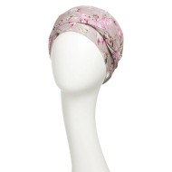 Turban Shakti Linen Protea Love - cancer hat / alopecia headwear