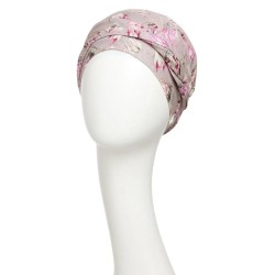 Turban Shakti Linen Protea Love - cancer hat / alopecia headwear
