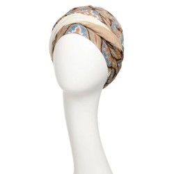 Turban Shakti Linen Touch of Gold - cancer hat / alopecia headwear
