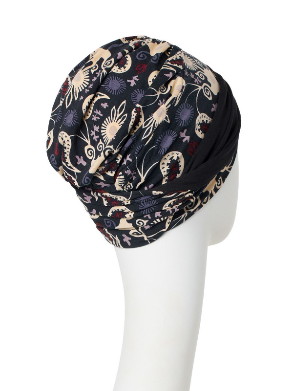 Turban Shakti Modern Paisley - cancer hat / alopecia headwear