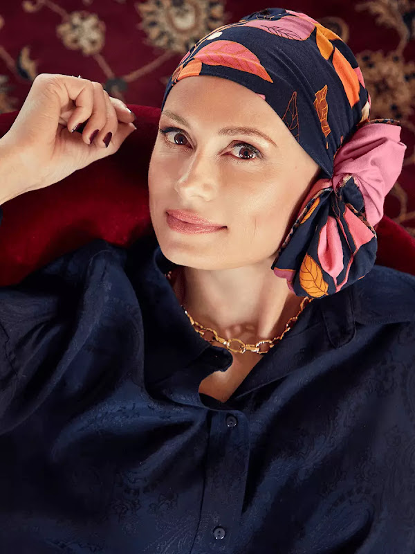 Turban Shakti Joyful Autumn - cancer hat / alopecia headwear