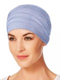 Top Yoga Blue Melange - cancer hat / alopecia headwear