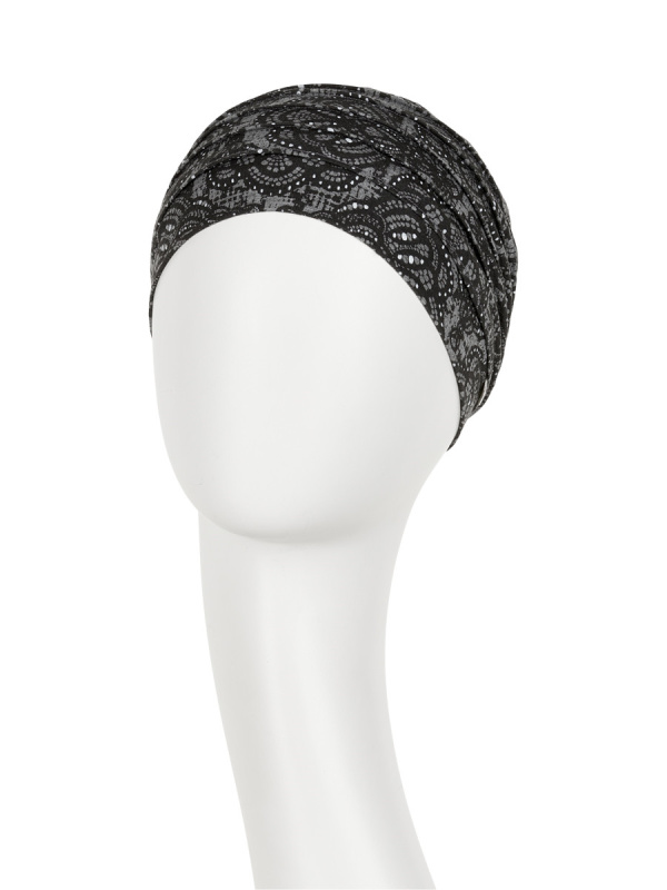Top Yoga Rococo Lace - cancer hat / alopecia headwear Top Yoga Rococo Lace - cancer hat / alopecia headwear