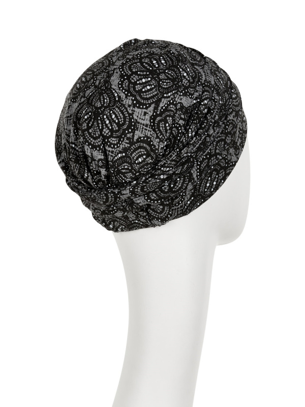 Top Yoga Rococo Lace - cancer hat / alopecia headwear Top Yoga Rococo Lace - cancer hat / alopecia headwear