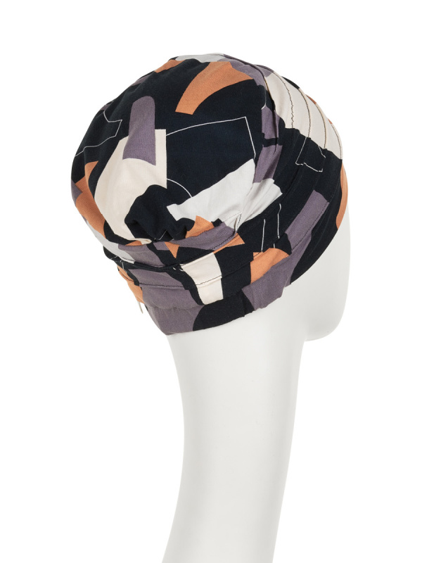 Top Yoga Shapes of Browns - cancer hat / alopecia headwear Top Yoga Shapes of Browns - cancer hat / alopecia headwear