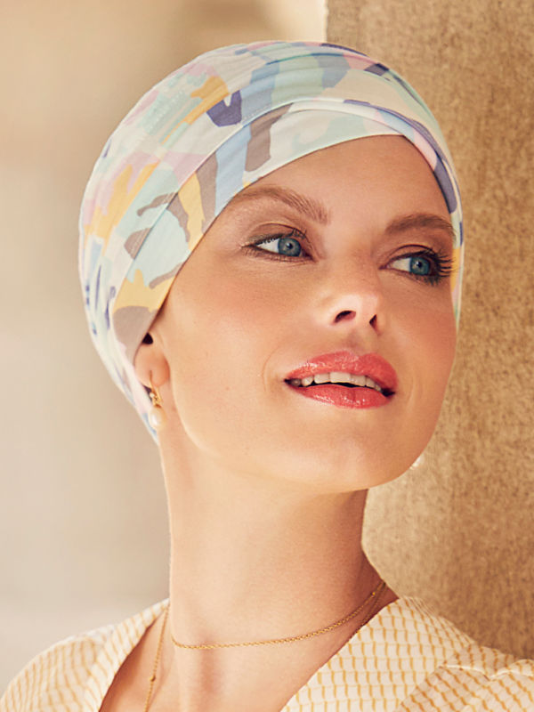 Top Yoga Graphic Zebra - cancer hat / alopecia headwear Top Yoga Graphic Zebra - cancer hat / alopecia headwear