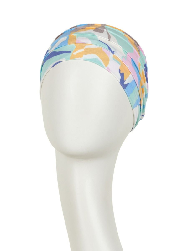 Top Yoga Graphic Zebra - cancer hat / alopecia headwear Top Yoga Graphic Zebra - cancer hat / alopecia headwear