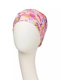 Top Yoga Bright Flower Garden - cancer hat / alopecia headwear
