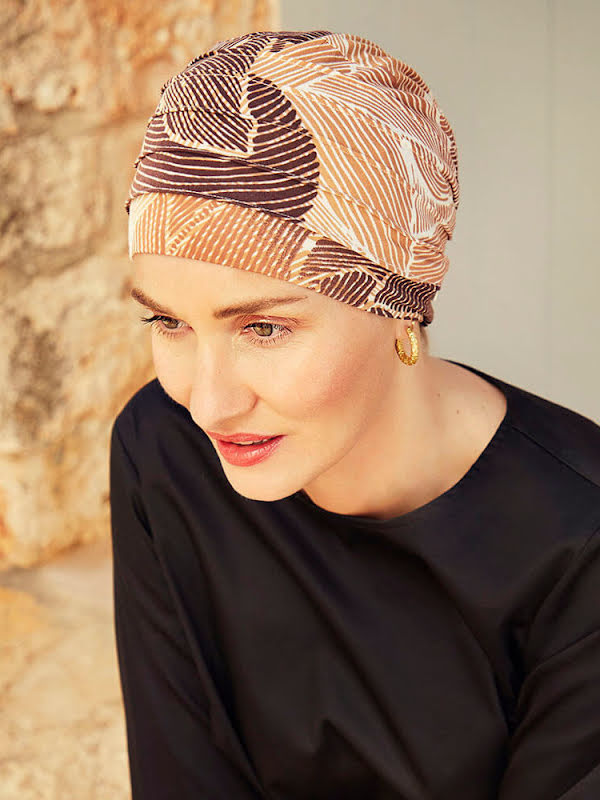 Top Yoga Shades of Africa - cancer hat / alopecia headwear