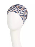 Top Yoga Endless Shapes of Blue - cancer hat / alopecia headwear