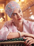 Top Yoga Festive Ornaments - cancer hat / alopecia headwear