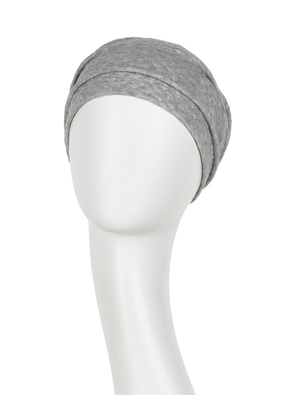 Turban Nelly V grey - chemo hat / alopecia turban Turban Nelly V grey - chemo hat / alopecia turban
