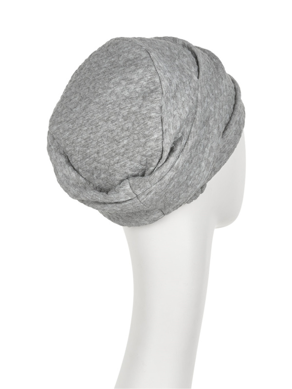 Turban Nelly V grey - chemo hat / alopecia turban Turban Nelly V grey - chemo hat / alopecia turban
