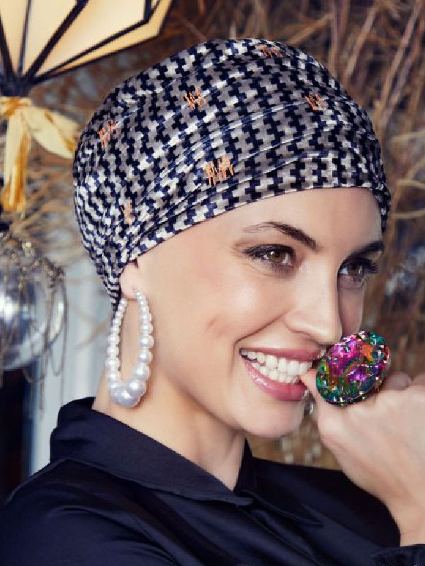 Hat Ruby Skye Velvet Lines - chemo hat / alopecia hat
