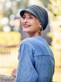 Cap HocYoga - Blue - chemotherapy headwear / alopecia cap 