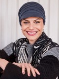 Cap HocYoga - Blue - chemotherapy headwear / alopecia cap 