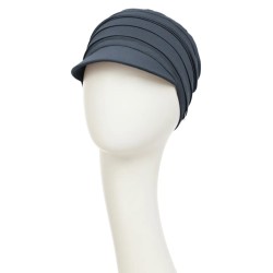 Cap HocYoga - Blue - chemotherapy headwear / alopecia cap 