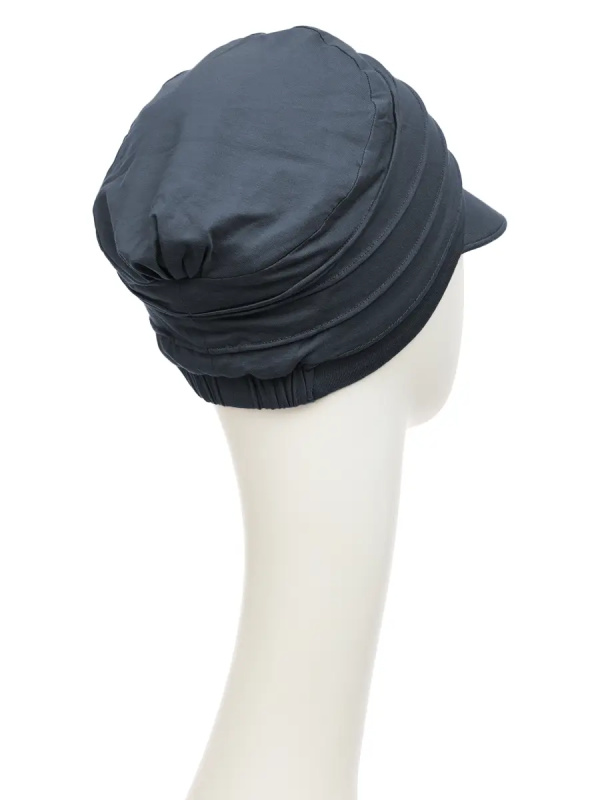 Cap HocYoga - Blue - chemotherapy headwear / alopecia cap 