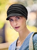 Cap HocYoga - Black - chemotherapy headwear / alopecia cap 
