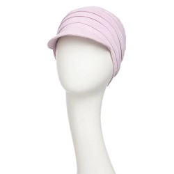 Cap HocYoga - Pink Melange- chemotherapy headwear / alopecia cap 