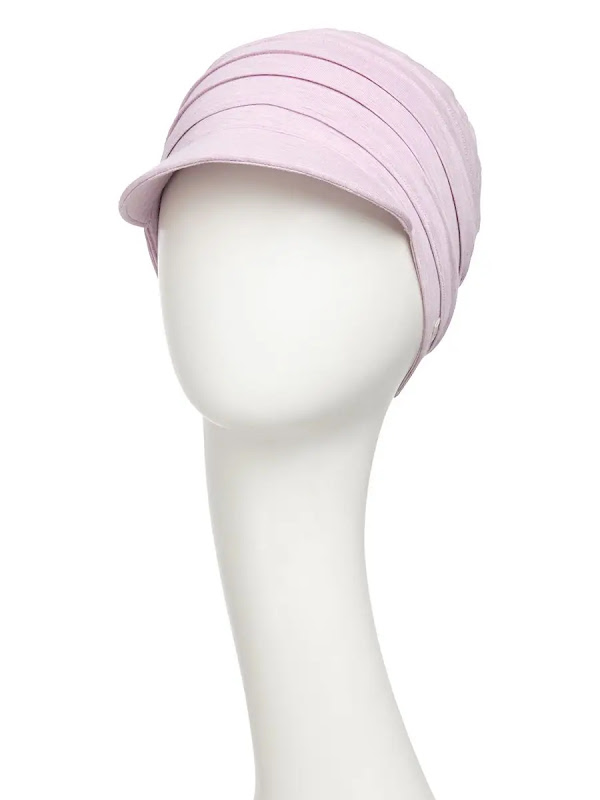 Cap HocYoga - Pink Melange- chemotherapy headwear / alopecia cap 
